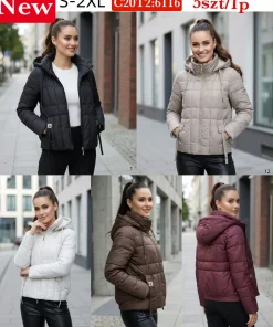 Kurtki Damskie,size s-2xl,Paczka 5szt ,1kolor