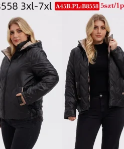 Kurtki Damskie,size 3xl-7xl,Paczka 5szt,1kolor