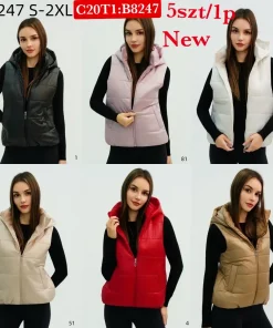 Kamizelki Damskie,size s-2xl,Paczka 5szt ,1kolor