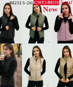 Kamizelki Damskie,size s-2xl,Paczka 5szt ,1 kolor
