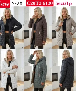Kurtki Damskie,size s-2xl,paczka 5szt,1kolor