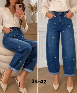 Jeansy Damskie,size 34-42,Paczka 12szt,1kolor