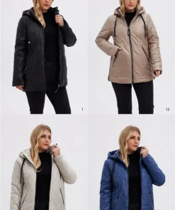 Kurtki Damskie,size 3xl-7xl,Paczka 5szt ,1kolor