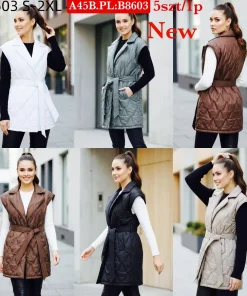 Kamizelki Damskie,size s-2xl,Paczka 5szt ,1 kolor