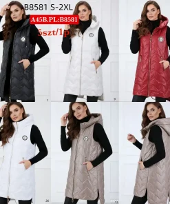 Kamizelki Damskie,size s-2xl,Paczka 5szt,1kolor
