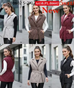 Kamizelki Damskie,size s-2xl,paczka 5szt,1kolor