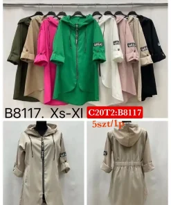 Kurtki Damskie,size xs-xl,Paczka 5szt,1kolor
