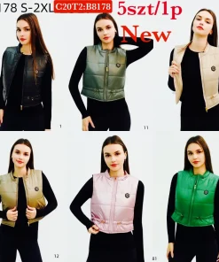 Kamizelki Damskie,size s-2xl,Paczka 5szt,1kolor