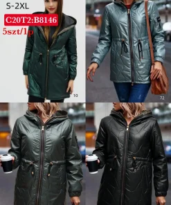 Kurtki Damskie,size s-2xl,Paczka 5szt ,1kolor