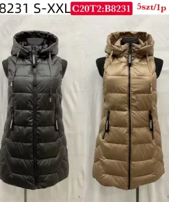 Kamizelki Damskie,size s-2xl,Paczka 5szt,1kolor