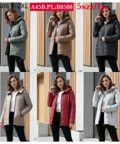 Kurtki Damskie,size s-2xl,paczka 5szt,1kolor