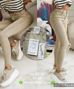 Jeansy Damskie,size 34-42,paczka 10szt,1kolor