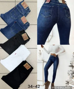 Jeansy Damskie,size 34-42,paczka 10szt,1kolor