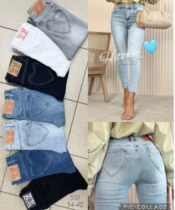 Jeansy Damskie,size 34-42,paczka 10szt,1kolor