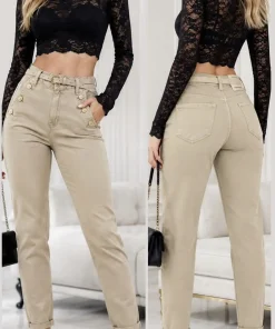 Jeansy Damskie,Size xs-xl,Paczka 10szt,1kolor