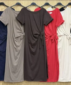 Sukienki Damskie WŁOSKA,Size uni,paczka 6szt, mix kolor