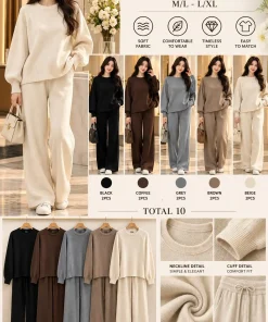 Komplety damskie ,size m/l-l/xl,Paczka 10szt,mix kolor