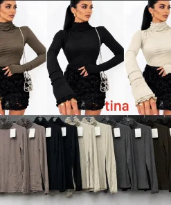 Bluzy DAMSKI ,size uni,Paczka 6szt,mix kolor