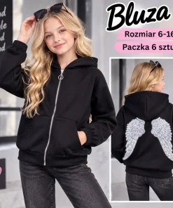 Bluzy DZIECIĘCA,size 6-16lat,Paczka 6szt,1 kolor