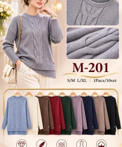 Swetry DAMSKI ,size s/m-l/xl,Paczka 10szt,mix kolor