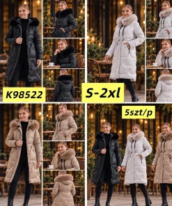 Kurtki DAMSKI ,size s-2xl,Paczka 5szt,1kolor