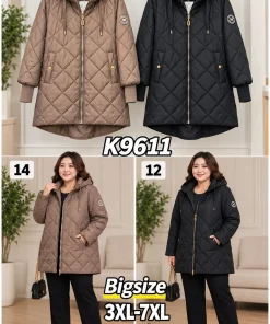 Kurtki DAMSKI ,size 3-7xl,Paczka 5szt,1kolor