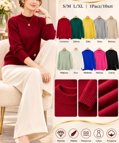 Swetry DAMSKI ,size s/m-l/xl,Paczka 10szt,mix kolor