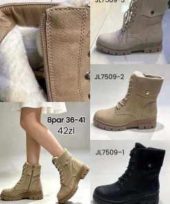 Buty Botki DAMSKIE (36-41, 8par)