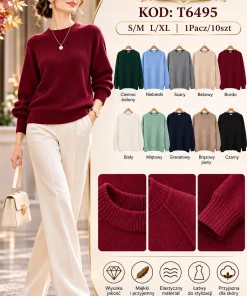 Swetry damskie ,size s/m-l/xl,Paczka 10szt,mix kolor