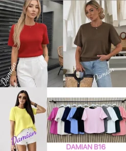 Swetry Damskie WŁOSKA,Size uni,paczka 6szt, mix kolor