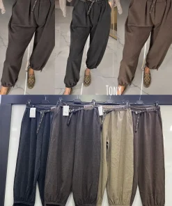Spodnie Damskie WŁOSKA,Size uni,paczka 6szt, mix kolor