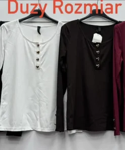 Bluzki Damskie WŁOSKA,Size uni,paczka 6szt, mix kolor