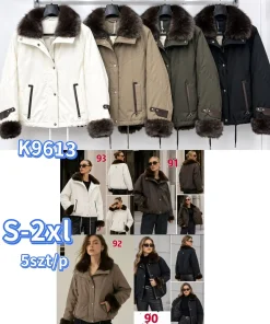 Kurtki Damskie,size s-2xl,Paczka 5szt,1kolor