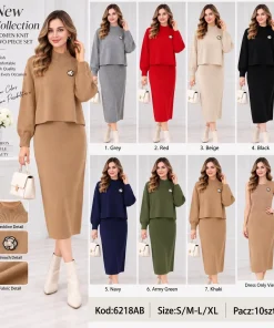 Komplety Damskie,size s/m-l/xl,Paczka 10szt,mix kolor