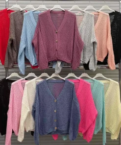 Swetry Damskie WŁOSKA,Size uni,paczka 6szt, mix kolor