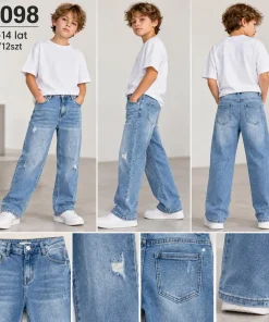 Spodnie JEANSY DZIECIĘCA,size 4-14lat,Paczka 6szt,1kolor