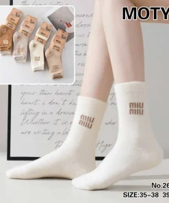 Skarpety Damskie,size 35-42,Paczka 40szt,mix kolor