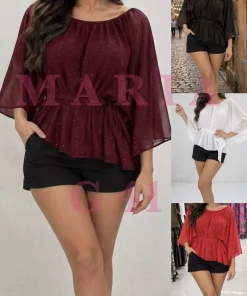Bluzki damskie,Size uni ,Paczka 6szt,mix kolor