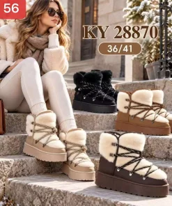 Buty Botki DAMSKIE (36-41, 12par)