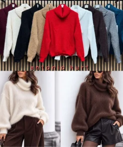 Swetry damskie ,size uni,Paczka 6szt,mix kolor