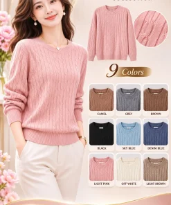Swetry DAMSKI ,size uni,Paczka 10szt,mix kolor