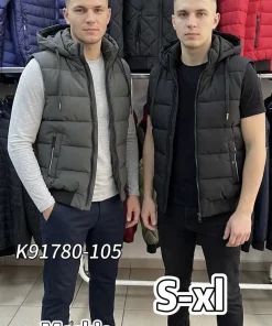 Kamizelki MĘSKA ,size s-xl,Paczka 4szt,1kolor