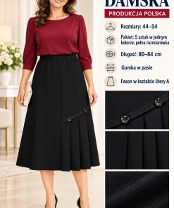 Spódnica DAMSKI ,size 44-54,Paczka 5szt,1kolor