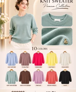 Swetry DAMSKI ,size uni,Paczka 10szt,mix kolor
