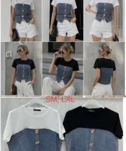 Bluzki Damskie,Size s/m-l/xl,Paczka 12szt,mix kolor