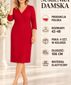 Sukienki DAMSKI ,size 42-48,Paczka 4szt,1kolor