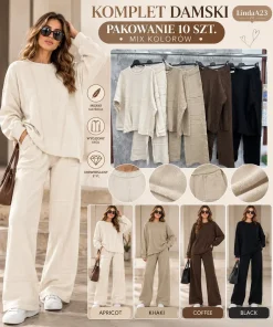 Komplety damskie ,size uni,Paczka 10szt,mix kolor