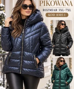 Kurtki DAMSKI ,size 3-7xl,Paczka 5szt,1kolor