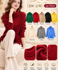 Swetry DAMSKI ,size s/m-l/xl,Paczka 10szt,mix kolor