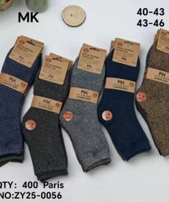 Skarpety MĘSKIE,size 40-46,Paczka 40szt,mix kolor